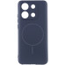 Накладка (з мікрофіброю) Silicone Cover Lakshmi Full Camera with Magnetic для Xiaomi Redmi 15C (UA/Europe 173mm)- темно-синій