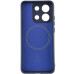 Накладка (з мікрофіброю) Silicone Cover Lakshmi Full Camera with Magnetic для Xiaomi Redmi 15C (UA/Europe 173mm)- темно-синій