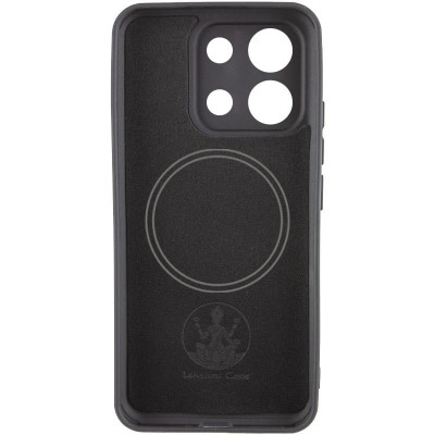 Накладка (з мікрофіброю) Silicone Cover Lakshmi Full Camera with Magnetic для Xiaomi Redmi 15C (Global 171mm) / Poco C85- чорний