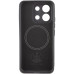 Накладка (з мікрофіброю) Silicone Cover Lakshmi Full Camera with Magnetic для Xiaomi Redmi 15C (Global 171mm) / Poco C85- чорний