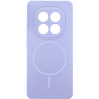 Накладка (з мікрофіброю) Silicone Cover Lakshmi Full Camera with Magnetic для Xiaomi Redmi Note 15 4G/5G (EU) / Poco M8 5G- бузковий