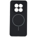 Накладка (з мікрофіброю) Silicone Cover Lakshmi Full Camera with Magnetic для Xiaomi Redmi Note 15 Pro 5G- чорний