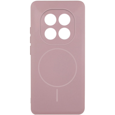 Накладка (з мікрофіброю) Silicone Cover Lakshmi Full Camera with Magnetic для Xiaomi Redmi Note 15 Pro 5G- рожевий пісок