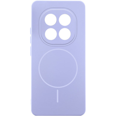 Накладка (з мікрофіброю) Silicone Cover Lakshmi Full Camera with Magnetic для Xiaomi Redmi Note 15 Pro Plus 5G / Poco M8 Pro- бузковий