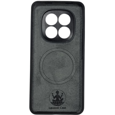 Накладка (з мікрофіброю) Silicone Cover Lakshmi Full Camera with Magnetic для Xiaomi Redmi Note 15 Pro Plus 5G / Poco M8 Pro- чорний