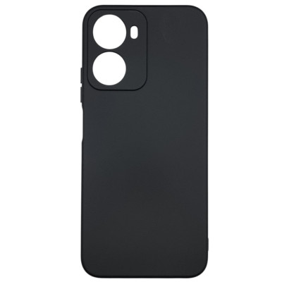 Накладка (з мікрофіброю) Soft Silk для Xiaomi Redmi 15A 5G- чорний