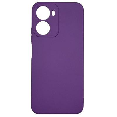 Накладка (з мікрофіброю) Soft Silk для Xiaomi Redmi 15A 5G- фіолетовий