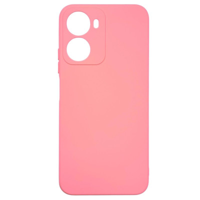 Накладка (з мікрофіброю) Soft Silk для Xiaomi Redmi 15A 5G- рожевий