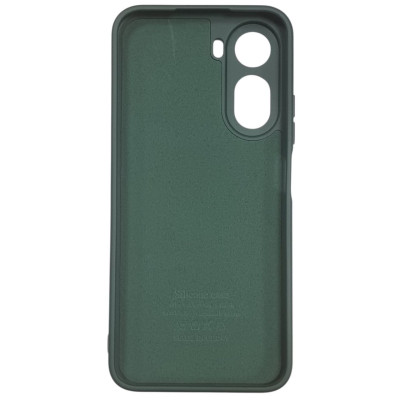 Накладка (з мікрофіброю) Soft Silk для Xiaomi Redmi A7 Pro 4G / Poco C81- темно-зелений