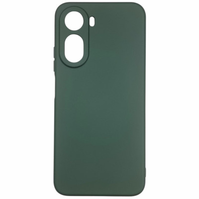 Накладка (з мікрофіброю) Soft Silk для Xiaomi Redmi A7 Pro 4G / Poco C81- темно-зелений
