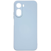 Накладка (з мікрофіброю) Soft Silk для Xiaomi Redmi A7 Pro 4G / Poco C81- блакитний