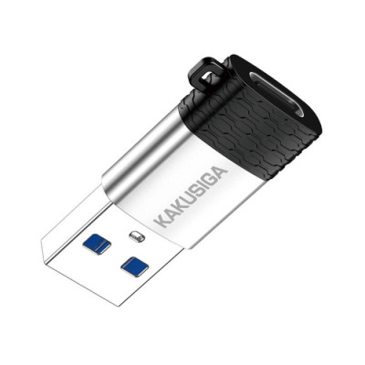 Перехідник Kakusiga KSC-1421 USB Male to USB-C Female- чорний