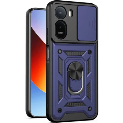 Протиударний чохол Antishock для Xiaomi Redmi A7 Pro 4G / Poco C81- темно-синій Протиударний чохол Antishock для Xiaomi Redmi A7 Pro 4G / Poco C81- темно-синій