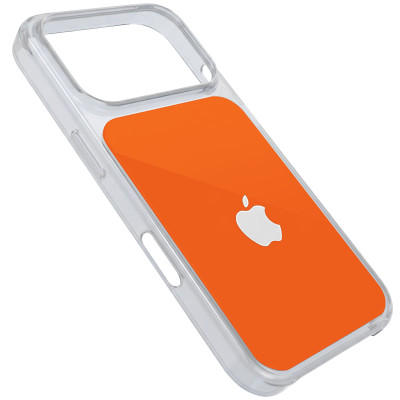 Накладка Clear Case with Magnetic and Animation для iPhone 17 Pro / 18 Pro- помаранчевий