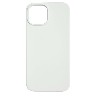 Накладка (з мікрофіброю) NO LOGO with Magnetic для iPhone 13- білий Накладка (з мікрофіброю) NO LOGO with Magnetic для iPhone 13- білий