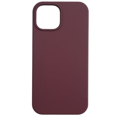 Накладка (з мікрофіброю) NO LOGO with Magnetic для iPhone 13- сливовий Накладка (з мікрофіброю) NO LOGO with Magnetic для iPhone 13- сливовий