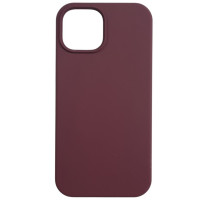 Накладка (з мікрофіброю) NO LOGO with Magnetic для iPhone 15 Pro- сливовий