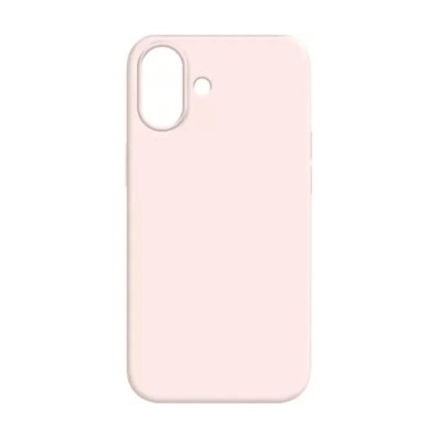 Накладка (з мікрофіброю) NO LOGO with Magnetic для iPhone 16- рожевий пісок Накладка (з мікрофіброю) NO LOGO with Magnetic для iPhone 16- рожевий пісок