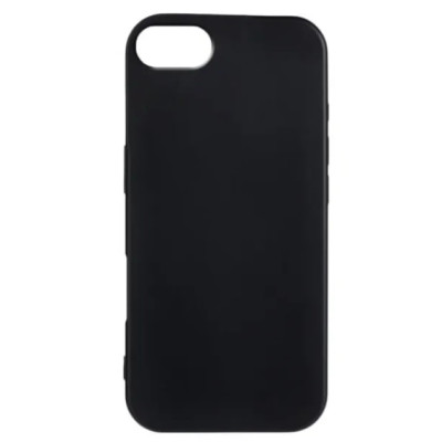 Накладка (з мікрофіброю) NO LOGO with Magnetic для iPhone 16e / 17e- чорний Накладка (з мікрофіброю) NO LOGO with Magnetic для iPhone 16e / 17e- чорний