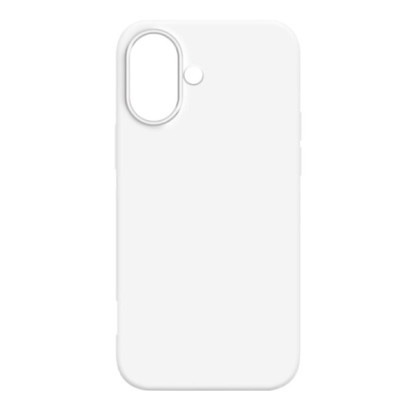Накладка (з мікрофіброю) NO LOGO with Magnetic для iPhone 17- білий Накладка (з мікрофіброю) NO LOGO with Magnetic для iPhone 17- білий