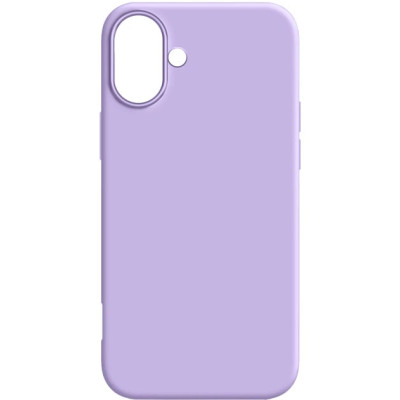 Накладка (з мікрофіброю) NO LOGO with Magnetic для iPhone 17- бузковий Накладка (з мікрофіброю) NO LOGO with Magnetic для iPhone 17- бузковий
