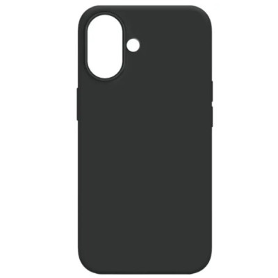 Накладка (з мікрофіброю) NO LOGO with Magnetic для iPhone 17- чорний Накладка (з мікрофіброю) NO LOGO with Magnetic для iPhone 17- чорний