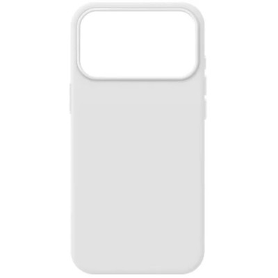 Накладка (з мікрофіброю) NO LOGO with Magnetic для iPhone 17 Pro- білий Накладка (з мікрофіброю) NO LOGO with Magnetic для iPhone 17 Pro- білий