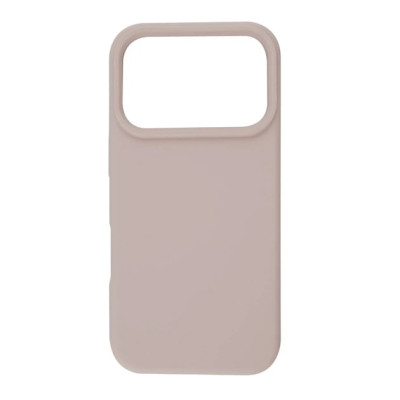 Накладка (з мікрофіброю) NO LOGO with Magnetic для iPhone 17 Pro- рожевий пісок Накладка (з мікрофіброю) NO LOGO with Magnetic для iPhone 17 Pro- рожевий пісок
