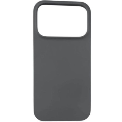 Накладка (з мікрофіброю) NO LOGO with Magnetic для iPhone 17 Pro- темно-сірий Накладка (з мікрофіброю) NO LOGO with Magnetic для iPhone 17 Pro- темно-сірий