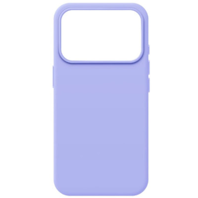 Накладка (з мікрофіброю) NO LOGO with Magnetic для iPhone 17 Pro- бузковий Накладка (з мікрофіброю) NO LOGO with Magnetic для iPhone 17 Pro- бузковий