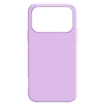 Накладка (з мікрофіброю) NO LOGO with Magnetic для iPhone 17 Pro- лавандовий Накладка (з мікрофіброю) NO LOGO with Magnetic для iPhone 17 Pro- лавандовий