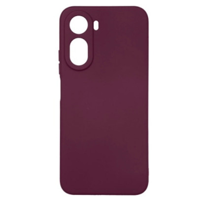 Накладка (з мікрофіброю) GETMAN Liquid Silk Full Camera для Xiaomi Redmi A7 Pro 4G / Poco C81- марсала