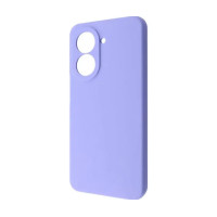 Накладка (з мікрофіброю) GETMAN Liquid Silk Full Camera для Xiaomi Redmi A7 Pro 4G / Poco C81- бузковий