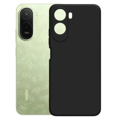Накладка (з мікрофіброю) GETMAN Liquid Silk Full Camera для Xiaomi Redmi A7 Pro 4G / Poco C81- чорний Накладка (з мікрофіброю) GETMAN Liquid Silk Full Camera для Xiaomi Redmi A7 Pro 4G / Poco C81- чорний