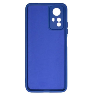 Накладка (з мікрофіброю) GETMAN Liquid Silk Full Camera для Xiaomi Redmi Note 12s- королівський синій