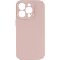 Накладка (з мікрофіброю) NO LOGO Silk Full Camera для iPhone 16 Pro Max- рожевий пісок