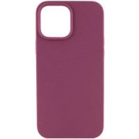 Накладка (з мікрофіброю) NO LOGO Silk Full Protective для iPhone 11- марсала