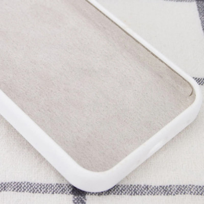 Накладка (з мікрофіброю) NO LOGO Silk Full Protective для iPhone 11- білий