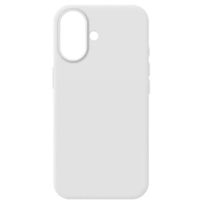 Накладка (з мікрофіброю) NO LOGO Silk Full Protective для iPhone 17- білий Накладка (з мікрофіброю) NO LOGO Silk Full Protective для iPhone 17- білий