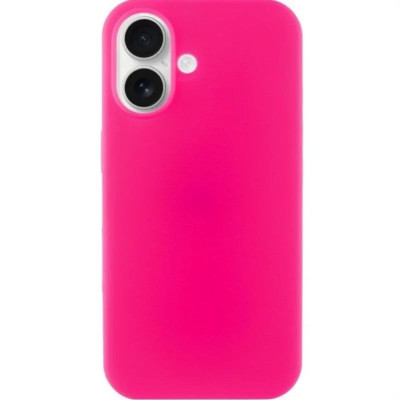 Накладка (з мікрофіброю) NO LOGO Silk Full Protective для iPhone 17- яскраво-рожевий Накладка (з мікрофіброю) NO LOGO Silk Full Protective для iPhone 17- яскраво-рожевий