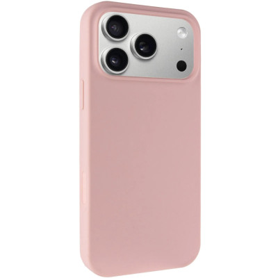 Накладка (з мікрофіброю) NO LOGO Silk Full Protective для iPhone 17 Pro- рожевий пісок Накладка (з мікрофіброю) NO LOGO Silk Full Protective для iPhone 17 Pro- рожевий пісок