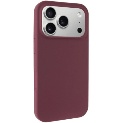 Накладка (з мікрофіброю) NO LOGO Silk Full Protective для iPhone 17 Pro- марсала Накладка (з мікрофіброю) NO LOGO Silk Full Protective для iPhone 17 Pro- марсала
