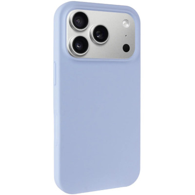 Накладка (з мікрофіброю) NO LOGO Silk Full Protective для iPhone 17 Pro Max- бузково блакитний Накладка (з мікрофіброю) NO LOGO Silk Full Protective для iPhone 17 Pro Max- бузково блакитний