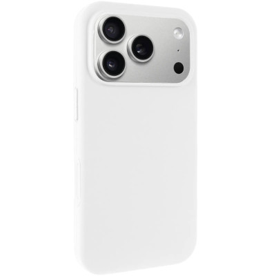 Накладка (з мікрофіброю) NO LOGO Silk Full Protective для iPhone 17 Pro Max- білий Накладка (з мікрофіброю) NO LOGO Silk Full Protective для iPhone 17 Pro Max- білий