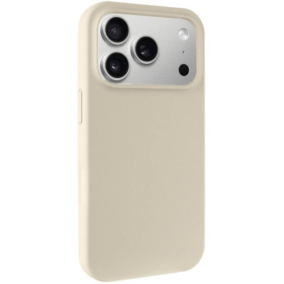 Накладка (з мікрофіброю) NO LOGO Silk Full Protective для iPhone 17 Pro Max- античний білий Накладка (з мікрофіброю) NO LOGO Silk Full Protective для iPhone 17 Pro Max- античний білий