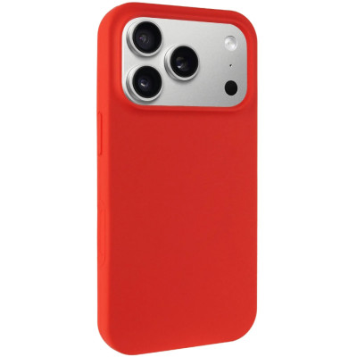 Накладка (з мікрофіброю) NO LOGO Silk Full Protective для iPhone 17 Pro Max- червоний Накладка (з мікрофіброю) NO LOGO Silk Full Protective для iPhone 17 Pro Max- червоний