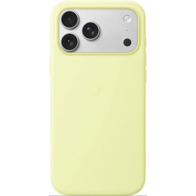 Накладка (з мікрофіброю) NO LOGO Silk Full Protective для iPhone 17 Pro Max- світло-жовтий Накладка (з мікрофіброю) NO LOGO Silk Full Protective для iPhone 17 Pro Max- світло-жовтий