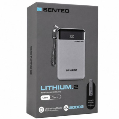 Power Bank Senteo PS2-02 20000mAh (22.5W/PD3.0) + кабель Type-C to Type-C