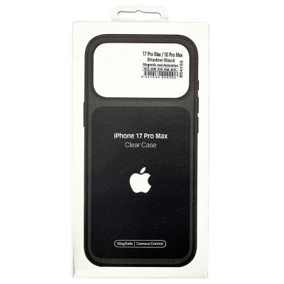 Накладка Clear Case with Magnetic and Animation для iPhone 17 Pro Max / 18 Pro Max- Shadow Black