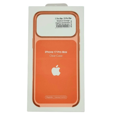 Накладка Clear Case with Magnetic and Animation для iPhone 17 Pro Max / 18 Pro Max- Shadow Orange Накладка Clear Case with Magnetic and Animation для iPhone 17 Pro Max / 18 Pro Max- Shadow Orange